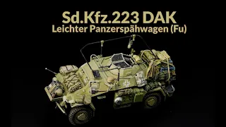 【Model Building】Sd.Kfz.223 - Tamiya - 1/35 Amoured Vehicle Model - The eye of Blitzkrieg.