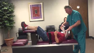 First Time Chiropractic Adjustment Of  A Severe Herniated Disc Patient By Your Houston Chiropractor