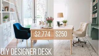 DIY Designer Desk | Home With Stefani