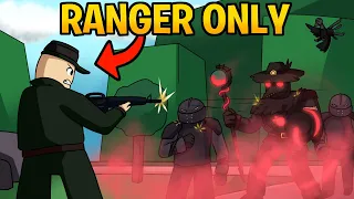 How to WIN Solo on EASY Mode Using Only RANGERS in TDX (Roblox)