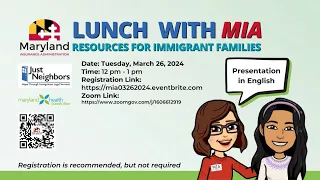 Lunch with MIA: Resources for Immigrant Families