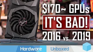 2016's $170~ GPUs vs. 2019's $170~ GPUs, RX 470 vs. RX 5500 XT & 1650 Super