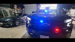 ILMODS - 2022 Chevy Silverado Z71 with Police Emergency Lights from Feniex, Siren Cop Light Red Blue