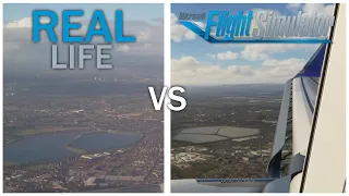 Microsoft Flight Simulator 2020 vs Real Life | Manchester Airport (EGCC)