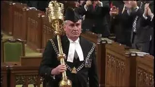 Emotional Sergeant-at-Arms Kevin Vickers back in House of Commons