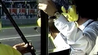 1993 Formula 1 @ Monza - Fittipaldi Flips Rare Angle