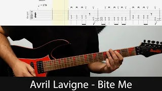 Avril Lavigne - Bite Me Guitar Cover With Tabs(Standard Tuning)