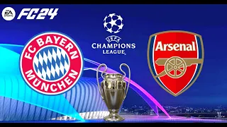 FC 24 | Bayern Munchen vs Arsenal - UCL UEFA Champions League Quarter-Final 2023/24 - PS5™ Gameplay