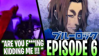 KUON !!! | College Soccer Player REACTS to Blue Lock Episode 6