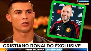 “Erik Ten Haag betrayed me, man United betrayed me!” Cristiano Ronaldo interview with Piers Morgan