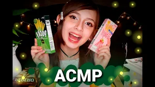 ASMR Итинг Eating АЗИАТСКИЕ сладости 🍡🍬🍡🍬🍵Моти, палочки поки, желейки.😋💕EATING POCKY