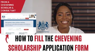 How To Fill The Chevening Scholarship Application Website/Form | Live Step-by-Step Guide For 2023