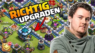 Was sollte man auf Rathaus 13 als erstes ausbauen ? | Upgrade Guide Rh 13 | Clash of Clans