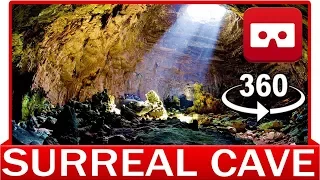 360 VR VIDEO - Travel in the Cave Of Castellana - Stalagmites and Stalactites | VIRTUAL REALITY