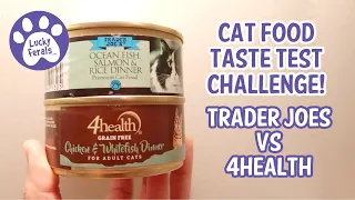 Cat Food Taste Test Challenge: Trader Joes vs 4Health