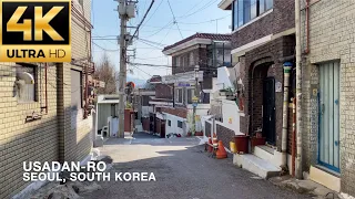 [4K] Walking in the back alley of Itaewon's Usadan-ro, Seoul, 이태원 우사단로 뒷골목 걸어보기, 雩祀壇通り(ウサダンギル), 云祀坛路