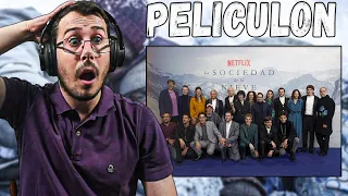 Italiano reacciona a "Sociedad de la Nieve" (Pelicula completa)