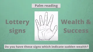 Sudden wealth or Lottery sign | Do you have these signs in your palm? | Palmistry | Eng sub