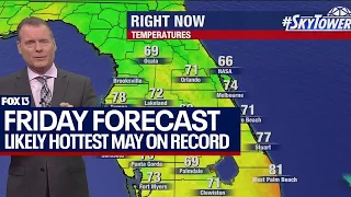 Tampa weather May 31, 2024 | Wrapping up likely hottest May ever in Tampa