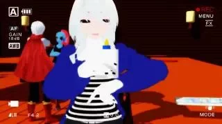 MMD --Undertale-- She suplergued my phone to my face