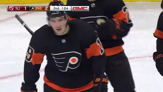 Nolan Patrick Goal - Philadelphia Flyers vs New Jersey Devils (10/20/18)