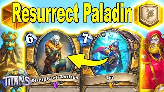 My NEW Tyr Resurrect Jade Paladin! Super Underrated, But Really Fun! Titans Hearthstone