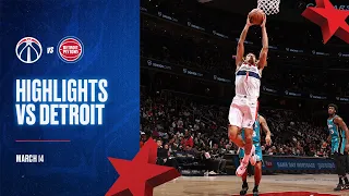 Highlights: Washington Wizards vs Detroit Pistons - 3/14/23