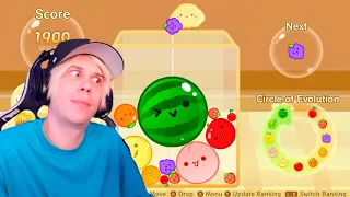 Rubius juega a Suika Game (EL JUEGO DE LAS FRUTAS )