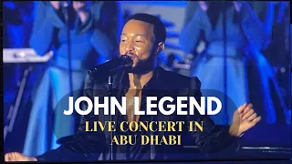 John Legend - Used to Love U | Live Concert in Abu Dhabi Grand Festival