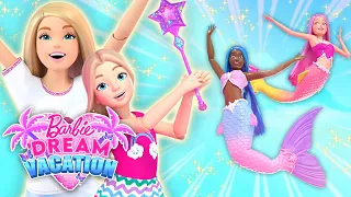 ¡Barbie y sus hermanas se convierten en sirenas y mucho más! | Vacaciones de ensueño, episodio 2