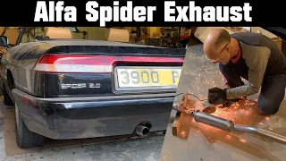 Alfa Romeo Spider Exhaust Install