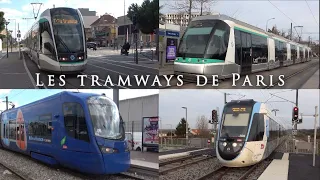 Les tramways de Paris - toutes les lignes | Paris trams - all models 2024