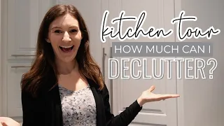 DECLUTTER AND TOUR MY KITCHEN IN 15 MINUTES // Easy Kitchen Organization & Decluttering Inspiration