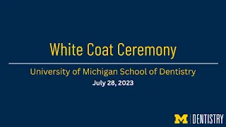 Class of 2027 and ITDP White Coat ceremony