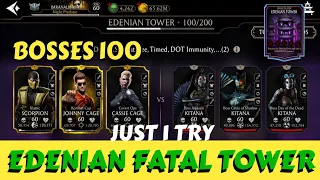 Fatal Edenian Tower 2023 |100 bosses | Beat By Gold Team | Mk Mobile