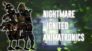 [FNAF | Speed Edit] Making Nightmare Ignited Animatronics
