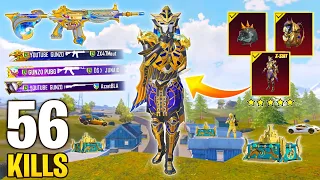 56KILLS!🔥NEW BEST LOOT GAMEPLAY With PHAROAH X-SUIT😍SAMSUNG,A7,A8,J2,J3,J4,J5,J6,J7,XS,A3,A4,A5,A6