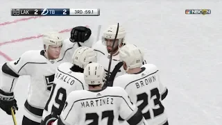 NHL 19 - Los Angeles Kings Vs Tampa Bay Lightning Gameplay - NHL Season Match Feb 25, 2019