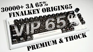 Премиальная механика 65% FinalKey Origin65 & Gateron Ink V2& Wuque Morandi.Путь к идеальному кастому