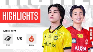 Aura vs Onic GAME 3 MPL ID S13 | ONIC VS AURA Game Highlights