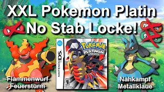 XXL Pokemon Platin Nuzlocke KOMPLETT ohne STAB Attacken (No Stab Locke)!