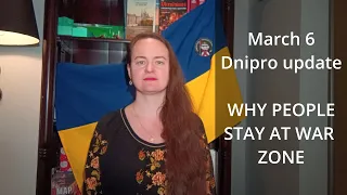 Wаr vlog Dnipro update. Why people stay in dangerous places