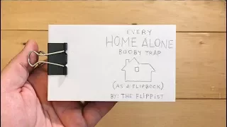 Every Home Alone Booby Trap: as a flipbook (PENCIL SKETCH)