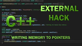 C++ External Cheat | Writing Memory to a Pointer (with Offsets)