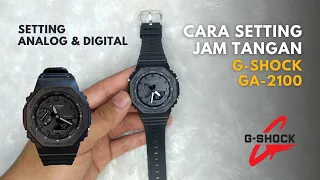 Cara Setting Analog & Digital Jam Tangan G-SHOCK GA-2100