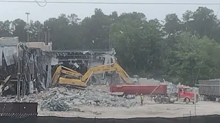 Richland Fashion Mall Demolition 5/8/24 🌞👀#columbiasouthcarolinalifestyle