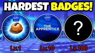 HARDEST BADGES in The Hunt Roblox
