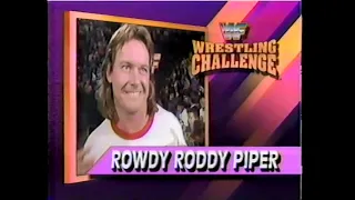 Roddy Piper in action   Wrestling Challenge Oct 20th, 1991