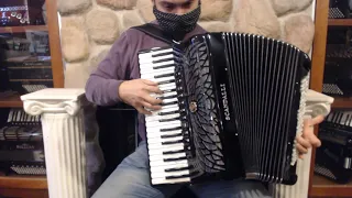 SCANAIRISHBK - Black Scandalli Air I S Piano Accordion LMMH 41 120 $5499