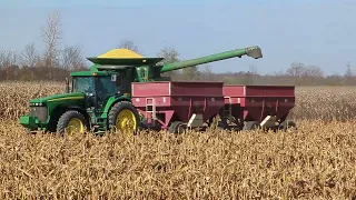 1st Time Harvest Chase - John Deere 9610 Maximizer - 895 - 8320 - Corn Harvest 2023 #harvestchaser